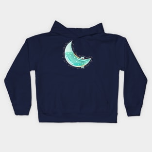 Cat Moon Kids Hoodie